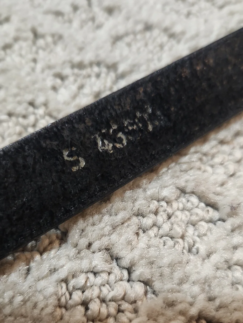 Brighton Smooth Classic Black Leather Belt with Embossed Silver Buckle Small